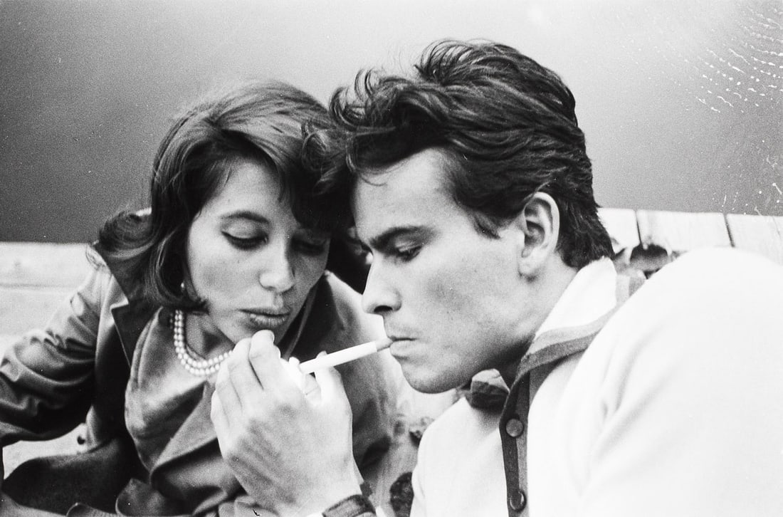 WILL MCBRIDE (1931â€“2015) - Horst Buchholz and Myriam Bru, Berlin 1959: Gelatin silver print, printed in 1990s29,4 x 44 cmSigned, titled and dated by the photographer in pencil on the reversePROVENANCE The print comes directly from the estate of the photographerLITERATURE