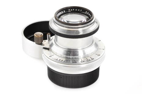 Ross London f. Leica M Xpres 1.9/53mm *: Sought-after fast lens by Ross London, here perfectly modified to rangefinder-coupled Leica M Mount, in excellent condition, very good optics with only minimal marks on the front element, with hood.