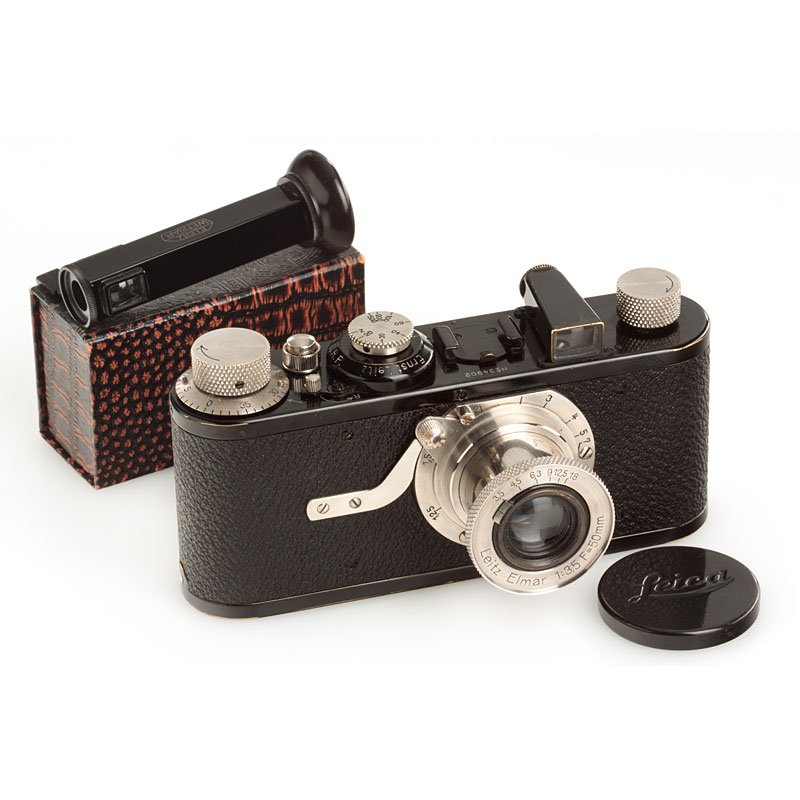 I Mod. A Elmar, no. 34902: type 7 (lit. Von Einem "Die 10 Varianten der klassischen Leica I A mit Elmar 1:3.5 F=50mm"), in very fine original condition and good working order, never repainted or restored, with black WINKO in ea