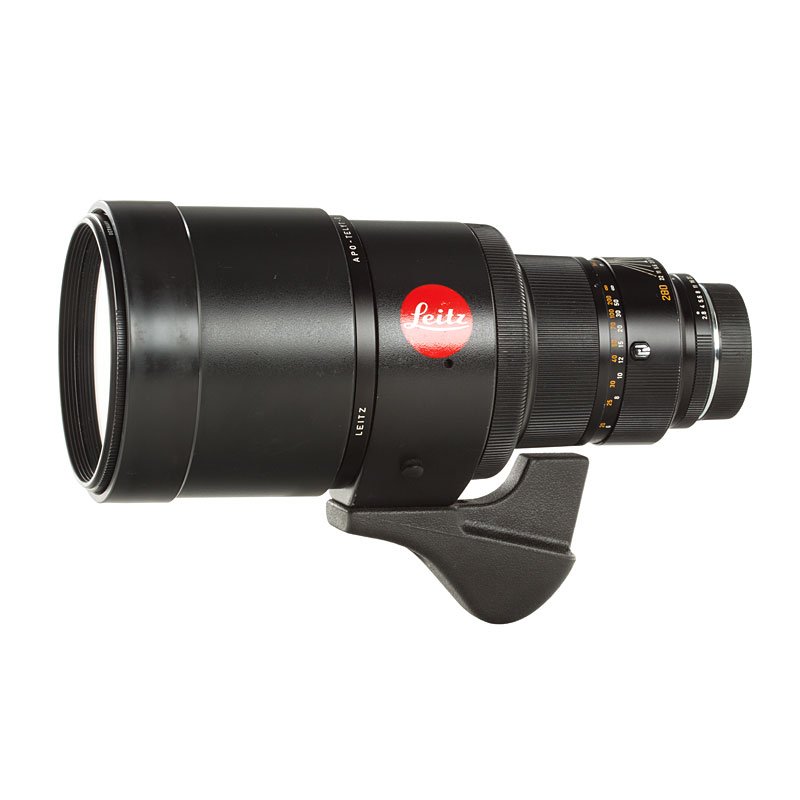 Apo-Telyt-R 2.8/280mm, no. 3281208: with clean lenses, grip, UV filter and both caps