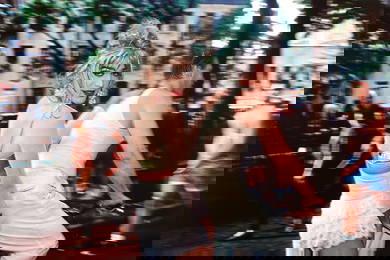 NAN GOLDIN (* 1953) - Jimmy Paulette on David´s bike, NYC 1991