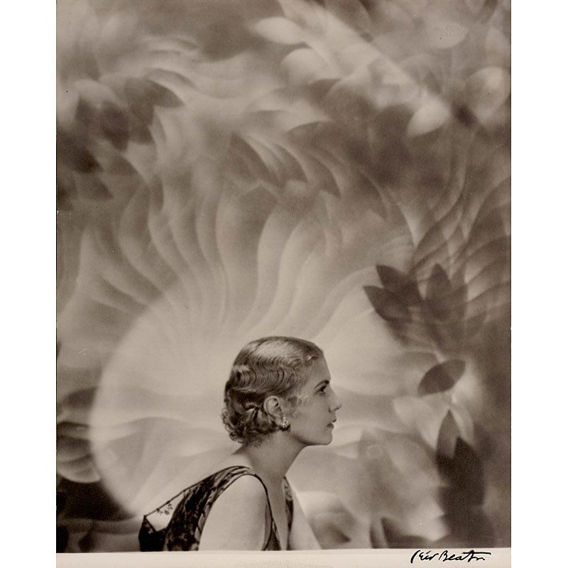 Natasha Paley: Cecil Beaton (1904 - 1980) , Natasha Paley, Vintage silver print on toned paper, 1920s, 31 x 25,5 cm (12,2 x 10,04 in.), Signed by the photographer in ink in the margin, annotated in an unidentified h