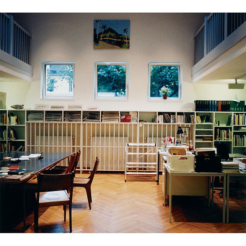 Städelschule Frankfurt am Main: Candida Höfer (* 1944), 'Städelschule Frankfurt am Main', Chromogenic print, printed 1998, 1993, 35 x 38,7 cm (13,78 x 15,24 in.), Signed, titled, dated and numbered by the photographer in pencil on
