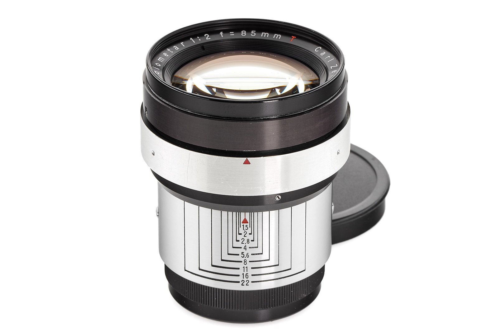 Carl Zeiss Jena Biometar V103 2/85mm T prototype *: Very interesting Biometar prototype for M42, in near-mint condition, good optics, note the absence of both aperture and focusing indexes (both still fully usable), special engraving after the serial n