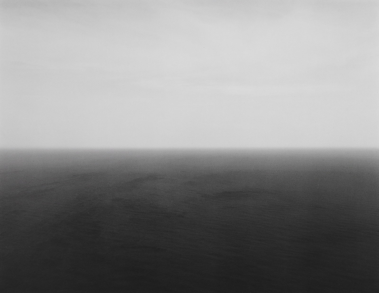 HIROSHI SUGIMOTO (*1948) - Arctic Ocean, Nord Cap 1990: Offset lithograph, printed in 1991, f