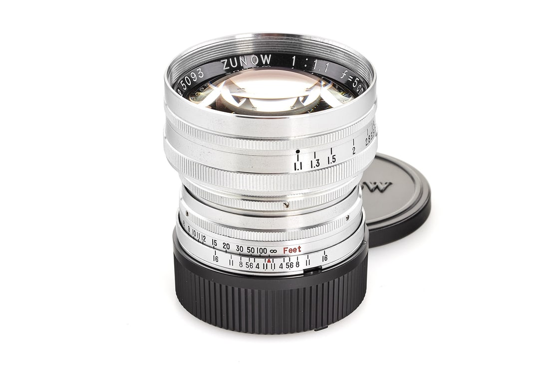 Zunow Opt. f. Leica M39 Zunow 1.1/5cm 'Ping Pong Ball' * (1 of 7)