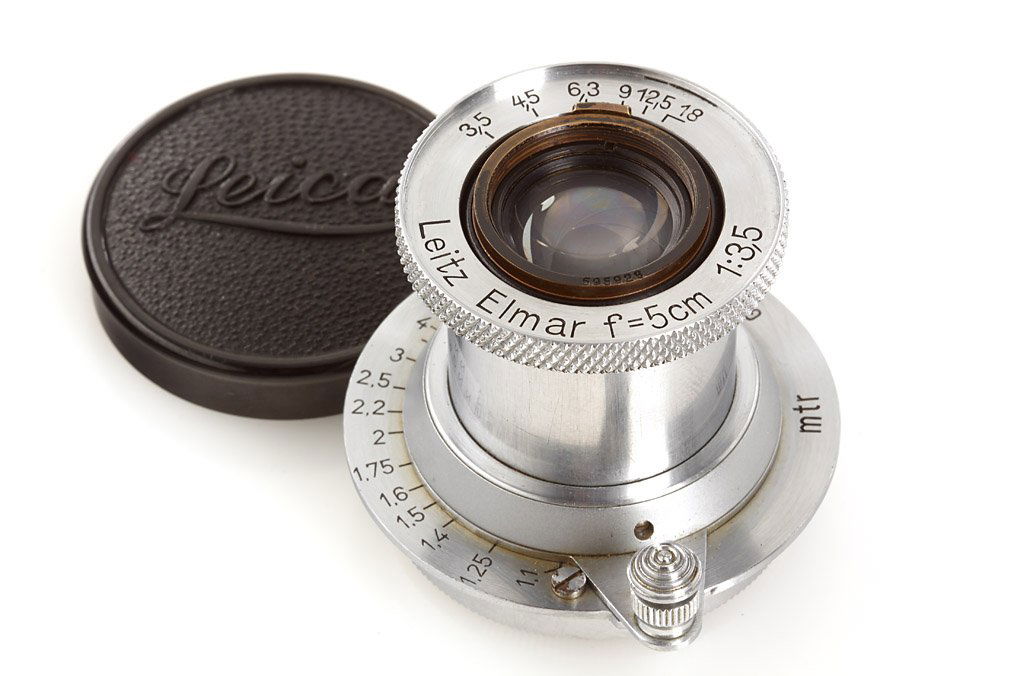 Elmar 3.5/5cm, ser.no.595298, 1944 (1 of 4)