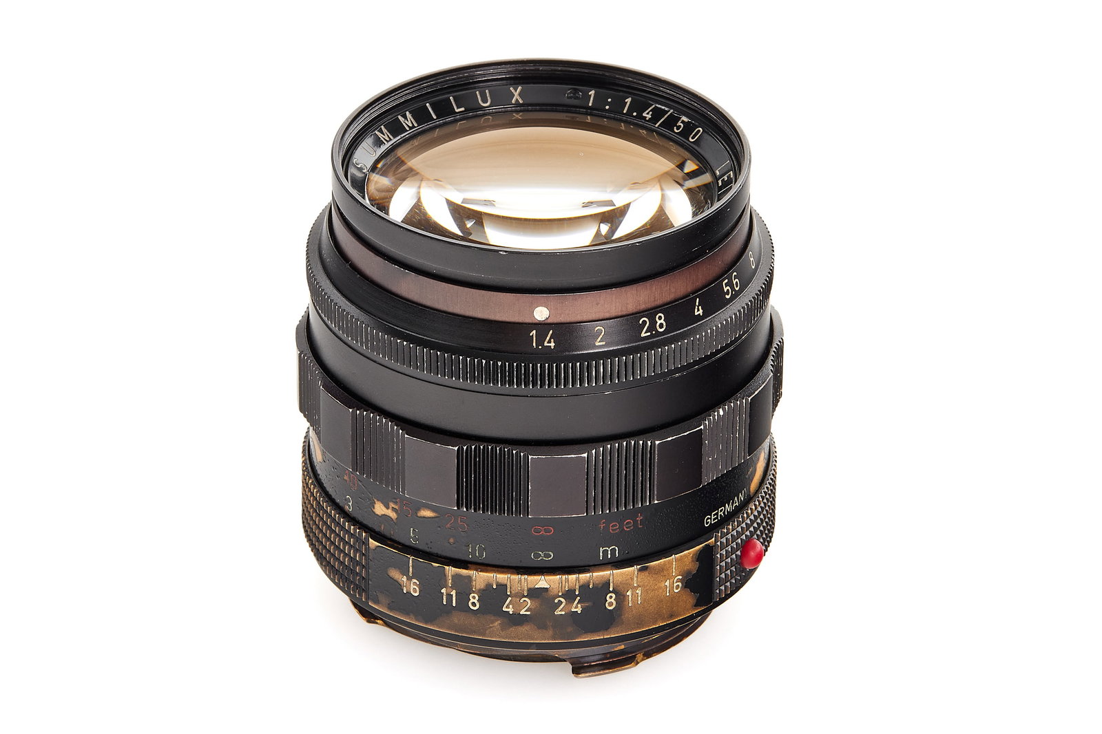 Summilux 1.4/50mm black paint / brass mount * (1 of 8)