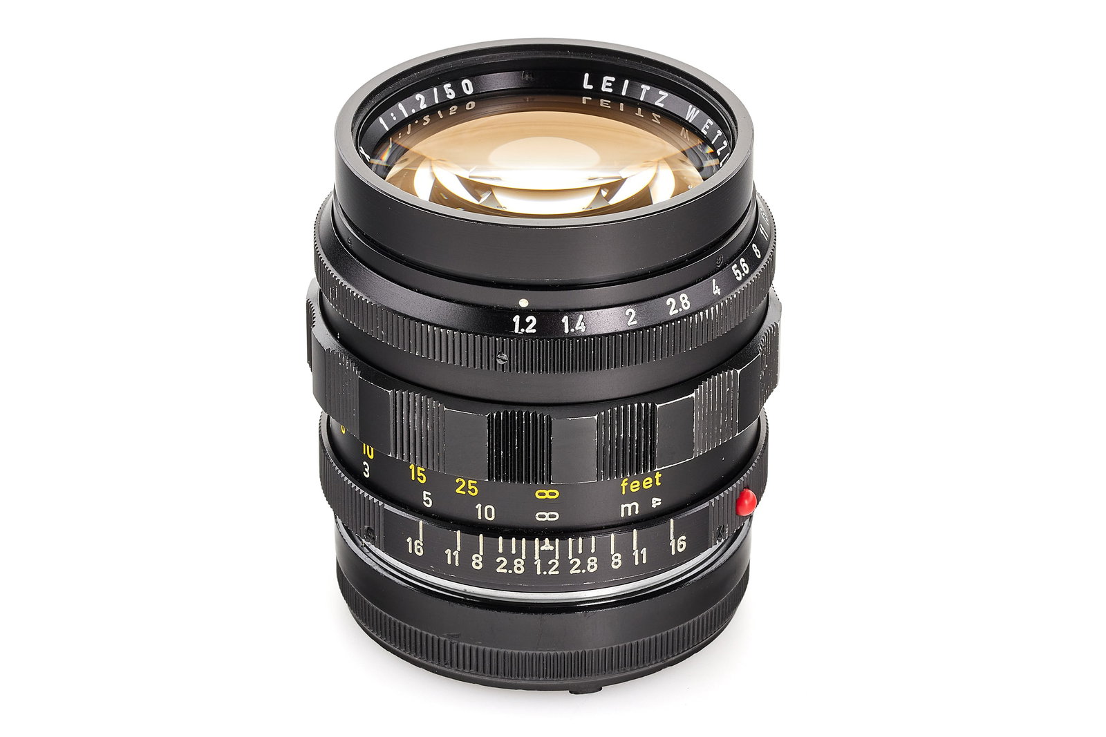 Noctilux 1.2/50mm 11820 first batch: Rare extremely early Noctilux 1.2/50mm, the 48th from the very first batch of 200 lenses starting with no.2176701. The 1966 Noctilux 1.2/50mm was the first 50mm lens in the world containing an