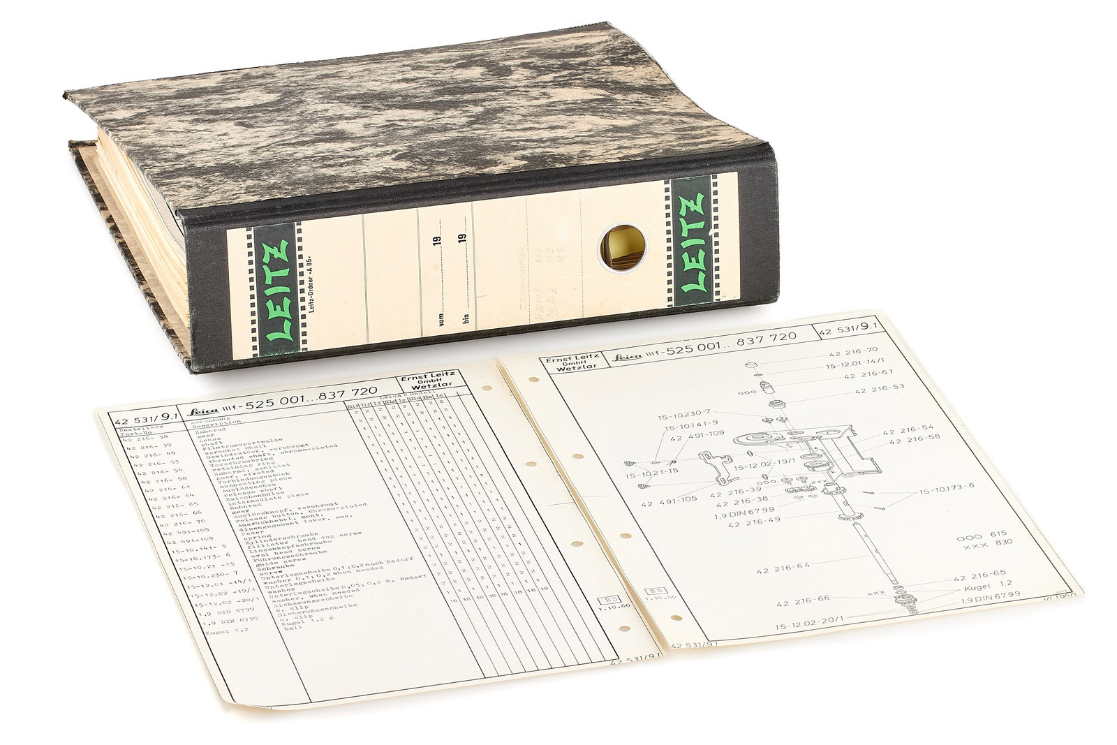 Leica Spare Parts Lists and Repair * (1 of 5)