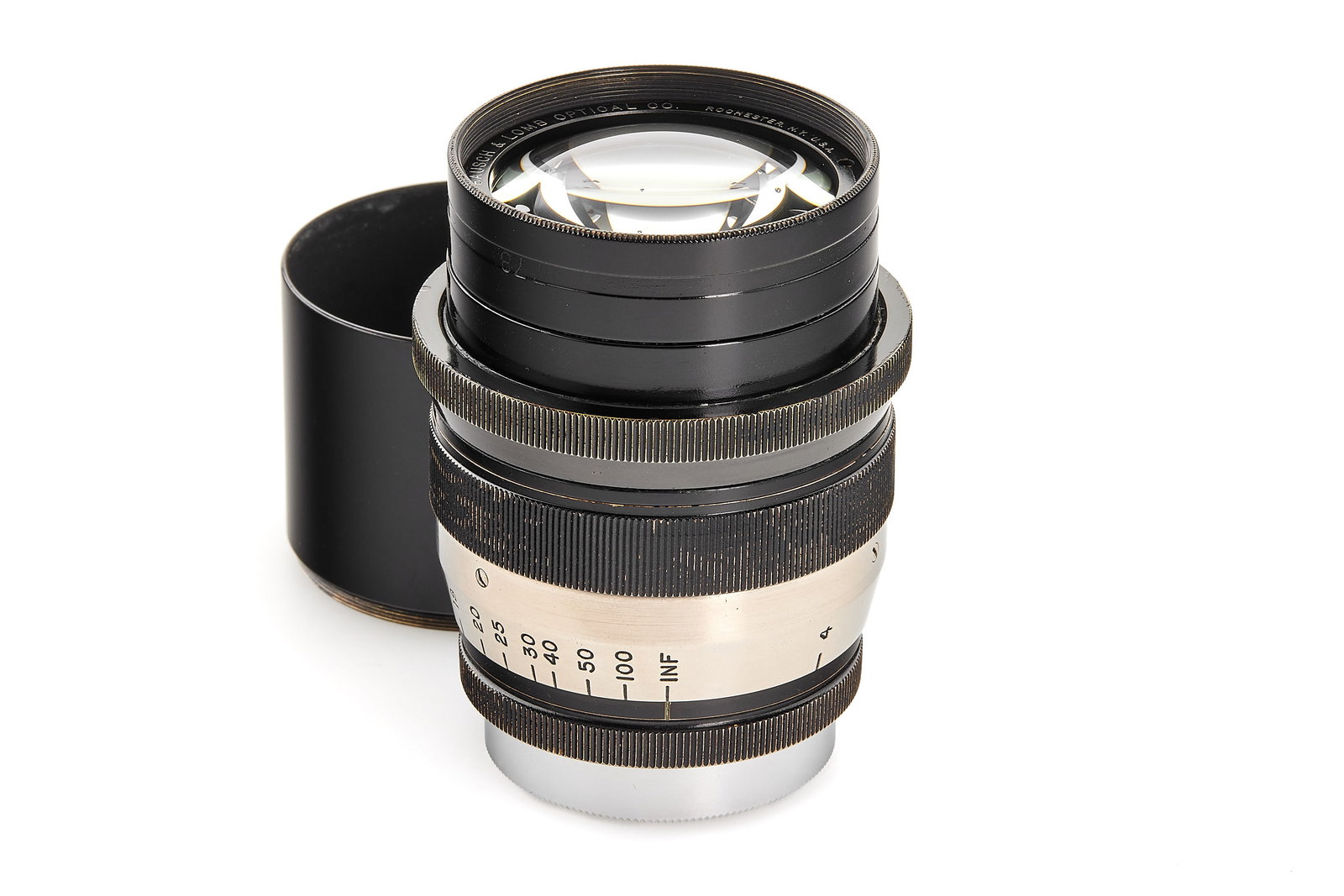 Bausch & Lomb f. Leica M39 Anastigmat 2/3" (76mm) black/nickel * (1 of 5)