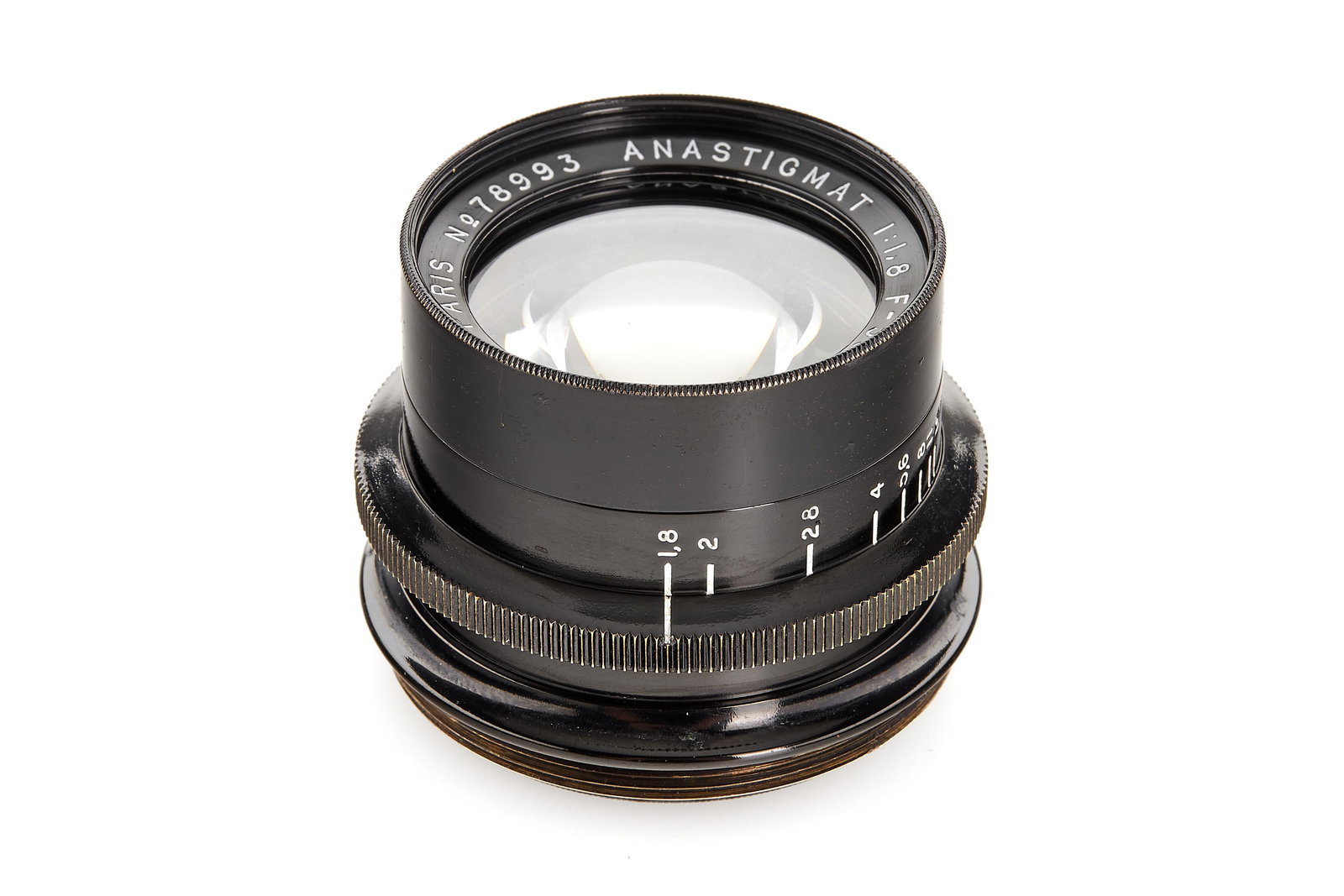Krauss Anastigmat 1.8/5cm: Extremely rare fast cine lens, M39 mount, covering 35mm, in beautiful, almost mint condition, very good optics free from scratches or fungus. SN: 78993