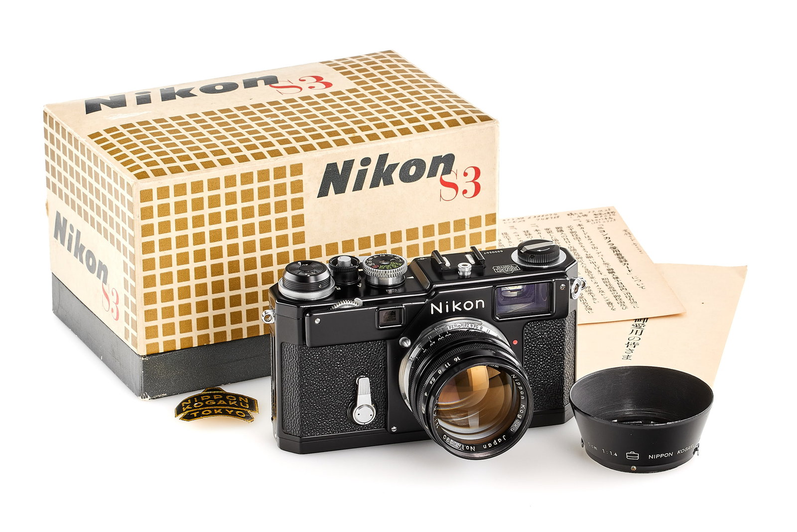 Nikon S3 black paint 'Olympic' outfit with 1.4/50mm * (1 of 10)