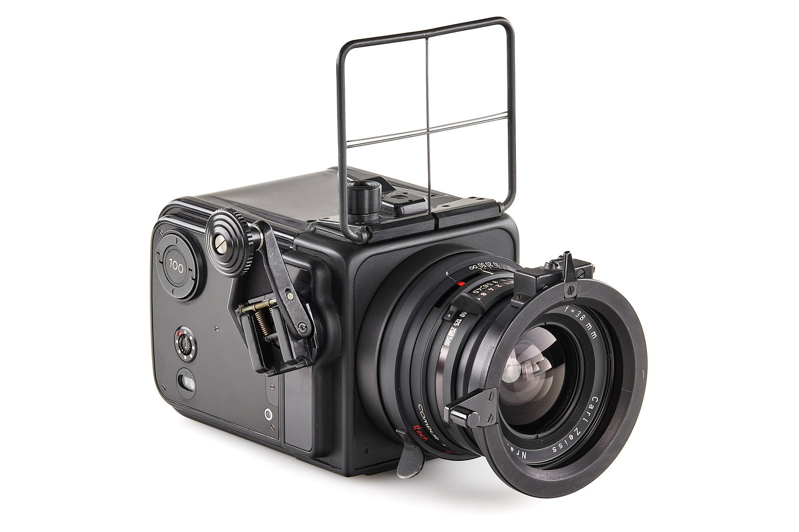 Hasselblad Lunar Surface SWC: In the spring of 1967, the close collaboration between NASA and Hasselblad led to the development of a camera intended for lunar surface photography. The result was a specially modified SWC, equipped 
