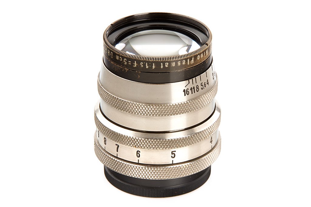 Hugo Meyer Kino Plasmat 1.5/5cm *: Dr. Rudolph Hugo Meyer & Co. Görlitz Makro Plasmat, black/nickel version in original coupled M39 mount, very clean uncoated lenses, rear cap, c.1934, Sn. 581809. For this items, if sold and/or shippe