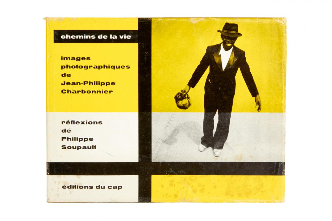 JEAN-PHILIPPE CHARBONNIER (1921–2004): Chemins de la vie’ Editions du cap Monte Carlo 1957 *, Hardcover with full green cloth and the rare original dustjacket, dedicated and SIGNED BY JEAN-PHILIPPE CHARBONNIER, 21 x 27 cm, 164 pages, 70