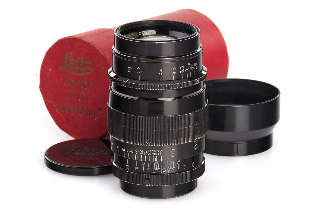 Hektor 1.9/7.3cm all-black, 1932, no. 141967 (1 of 5)