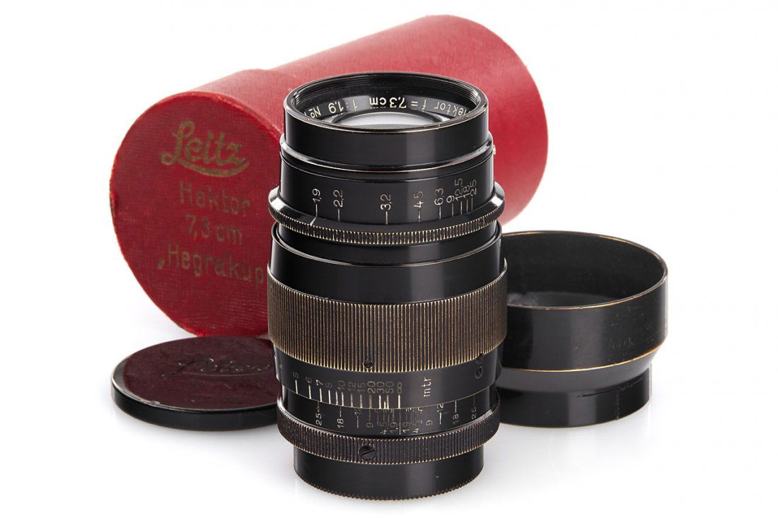 Hektor 1.9/7.3cm all-black, 1933, no. 166210 (1 of 6)