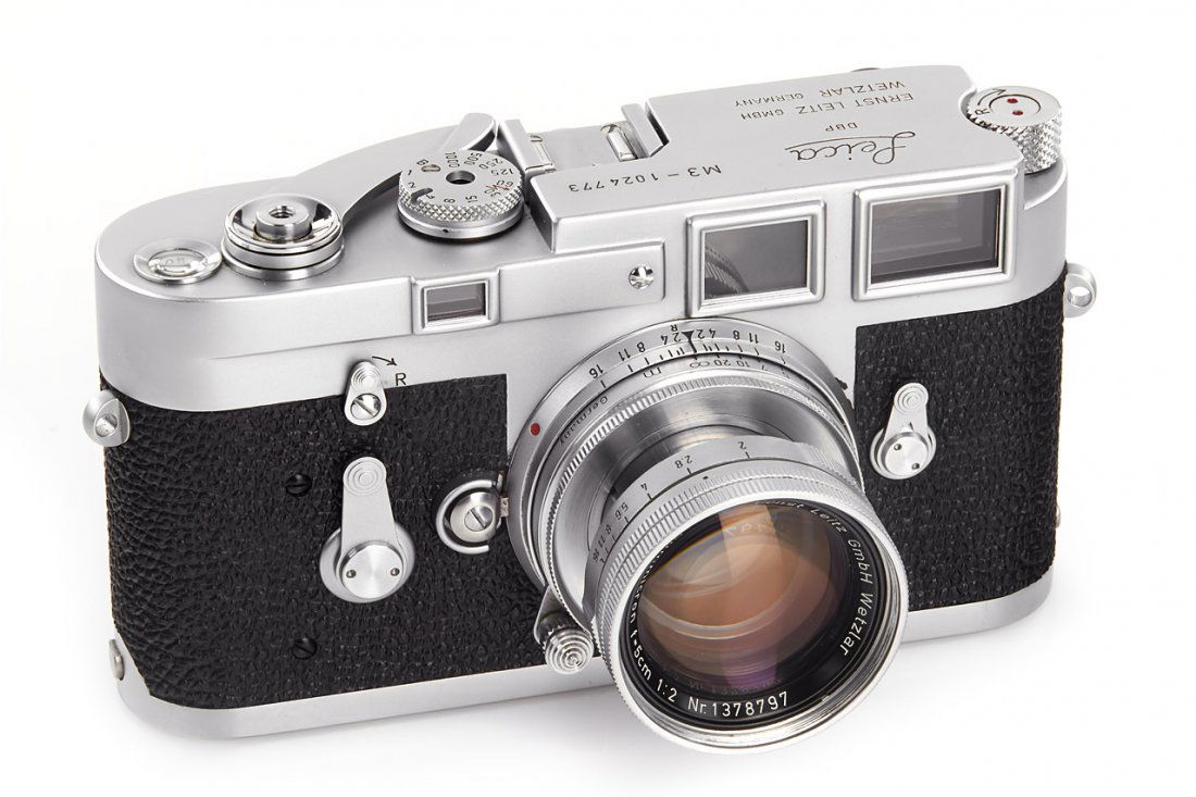 Leica M3 chrome *, 1961, no. 1024773 (1 of 5)
