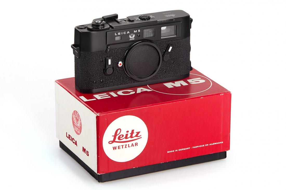Leica M5 black '50 Years', 1975, no. 1375047 (1 of 8)