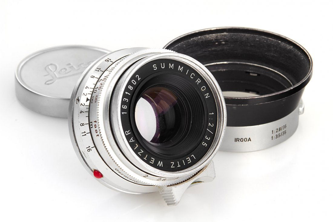 Summicron 2/35mm chrome, 1959, no. 1631802 (1 of 6)