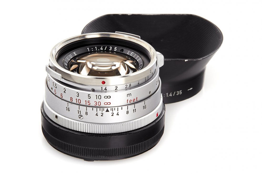 Summilux 1.4/35mm chrome, 1964, no. 2060887 (1 of 6)