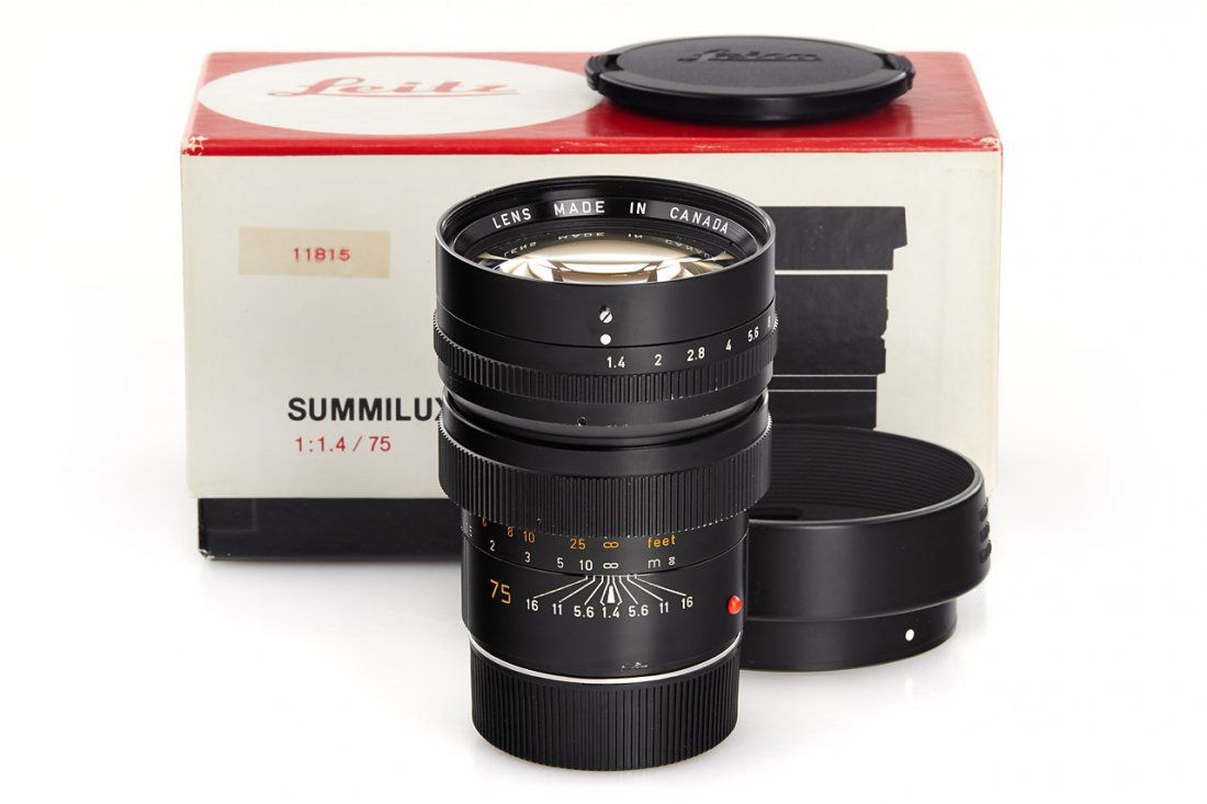 Summilux-M 1.4/75mm 11814, 1980, no. 3063722 (1 of 6)