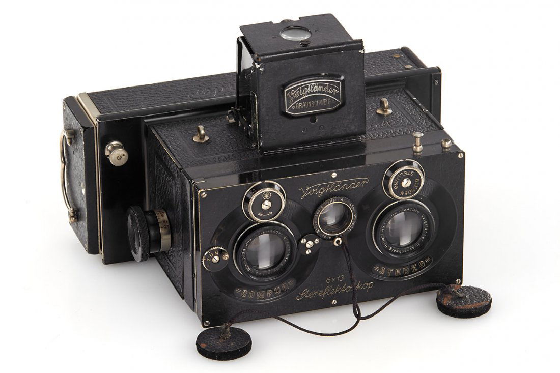 Voigtländer Stereflektoskop 6x13cm, c.1925, no. 74782 (1 of 4)