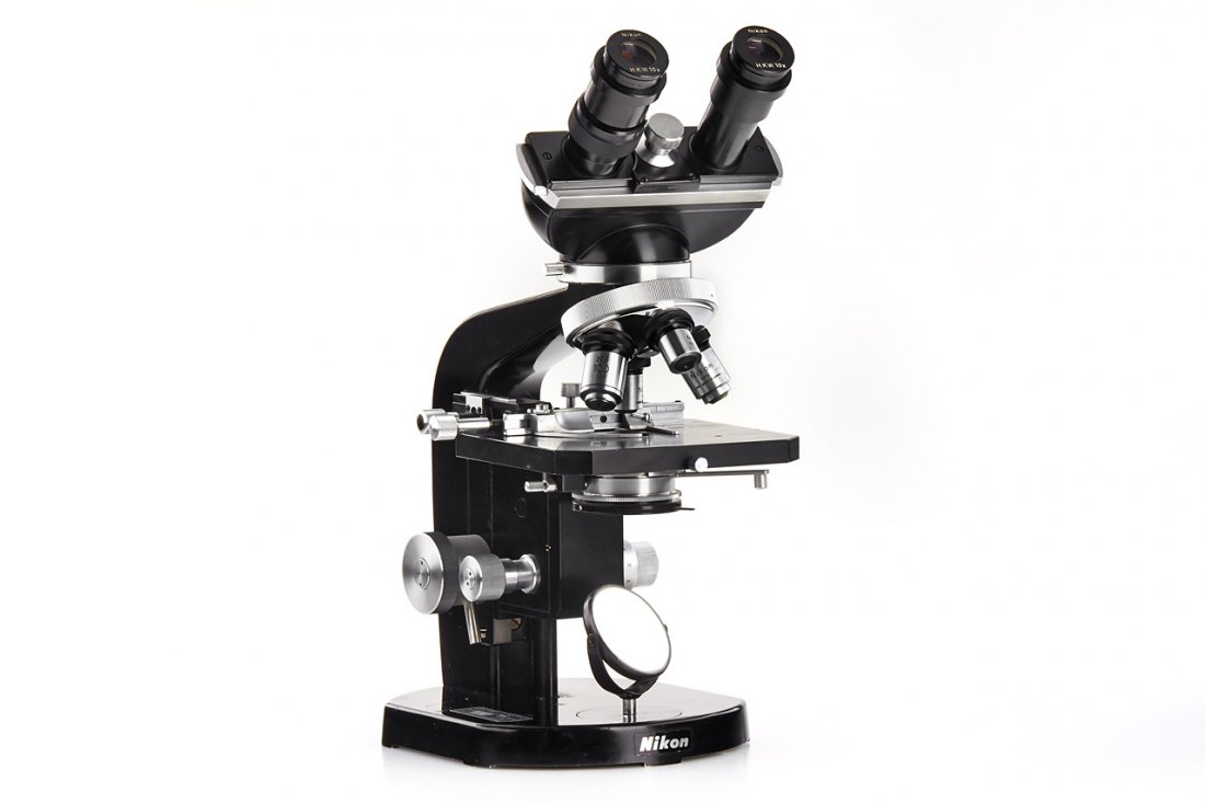 Nikon Model S Binocular Microscope, c.1970, no. 84761 (1 of 6)
