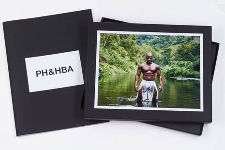 PIETER HUGO (* 1976): ‘Pieter Hugo. PH & HBA`, See W, London 2016 * Special limited edition of 50 copies with signed and numbered c-print, still originally shrink-wrapped, softcover with jacket (as issued) in a box, prin