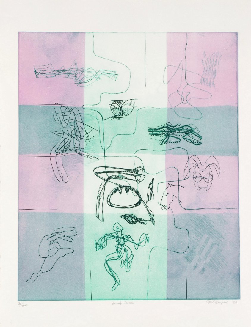 Stanley William Hayter "Hommage to Penrose" signed (1 of 1)