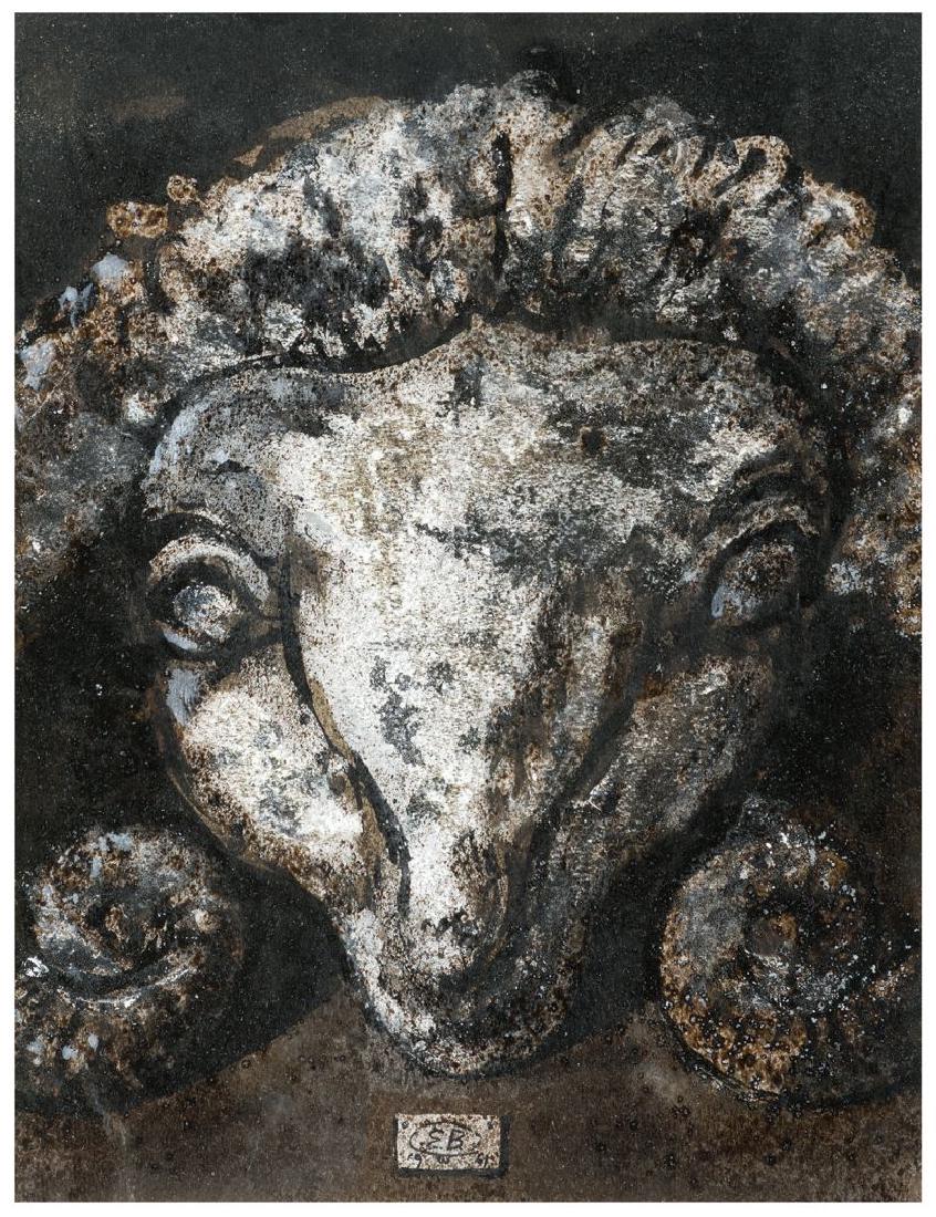 EUGENE BERMAN L'Ariete 1961 Tecnica mista su carta cm (1 of 1)