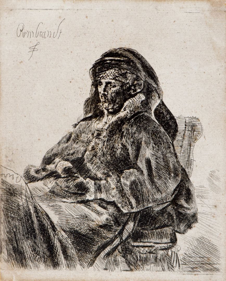 REMBRANDT Leida 1606 - 1669, Amsterdam (1 of 1)