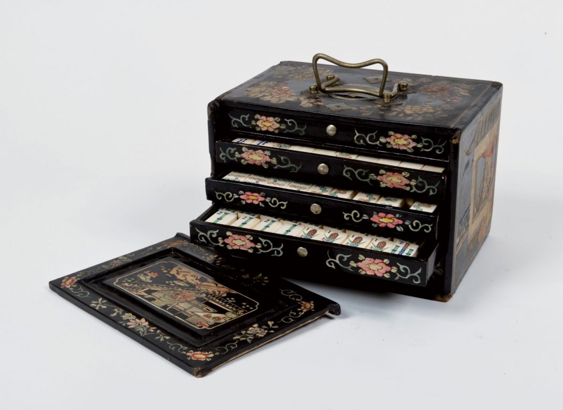 END OF XIX CENTURY MAHJONG With (1 of 1)