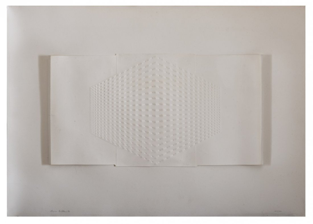 ENRICO CASTELLANI "Superficie bianca" 1971 (1 of 1)