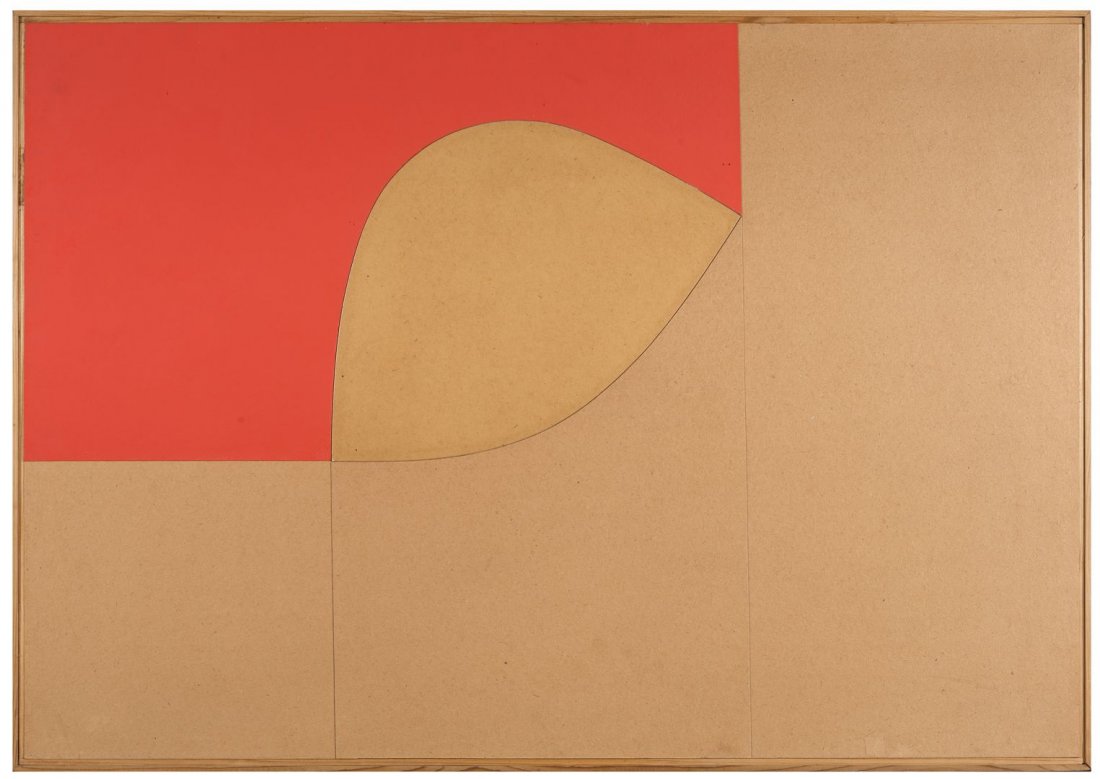 ALBERTO BURRI Multiplex 3 1981: ALBERTO BURRI â€‹CittÃ di Castello 1915 - Nizza 1995 Multiplex 3 1981 Cellotex vinavil and acrilyc on cardboard Â Misure cm 70 x 100 Signature lower right Title and dedication lower left "M