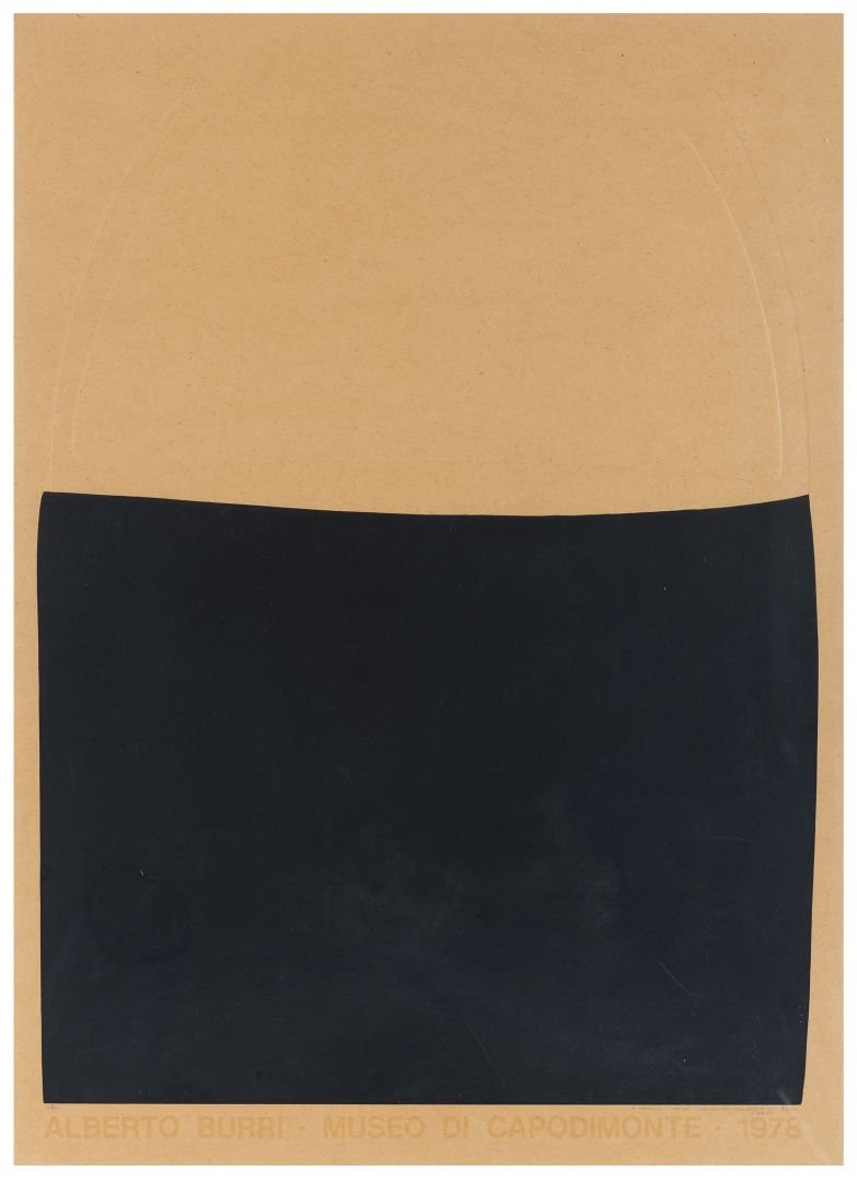 ALBERTO BURRI Museo di Capodimonte 1978 Engraving: ALBERTO BURRI â€‹CittÃ di Castello 1915 - Nizza 1995 Museo di Capodimonte 1978 Engraving and serigraphie ex X/XV Signature and dedication in lower right Sheet cmÂ m 89,5 x 64 Â