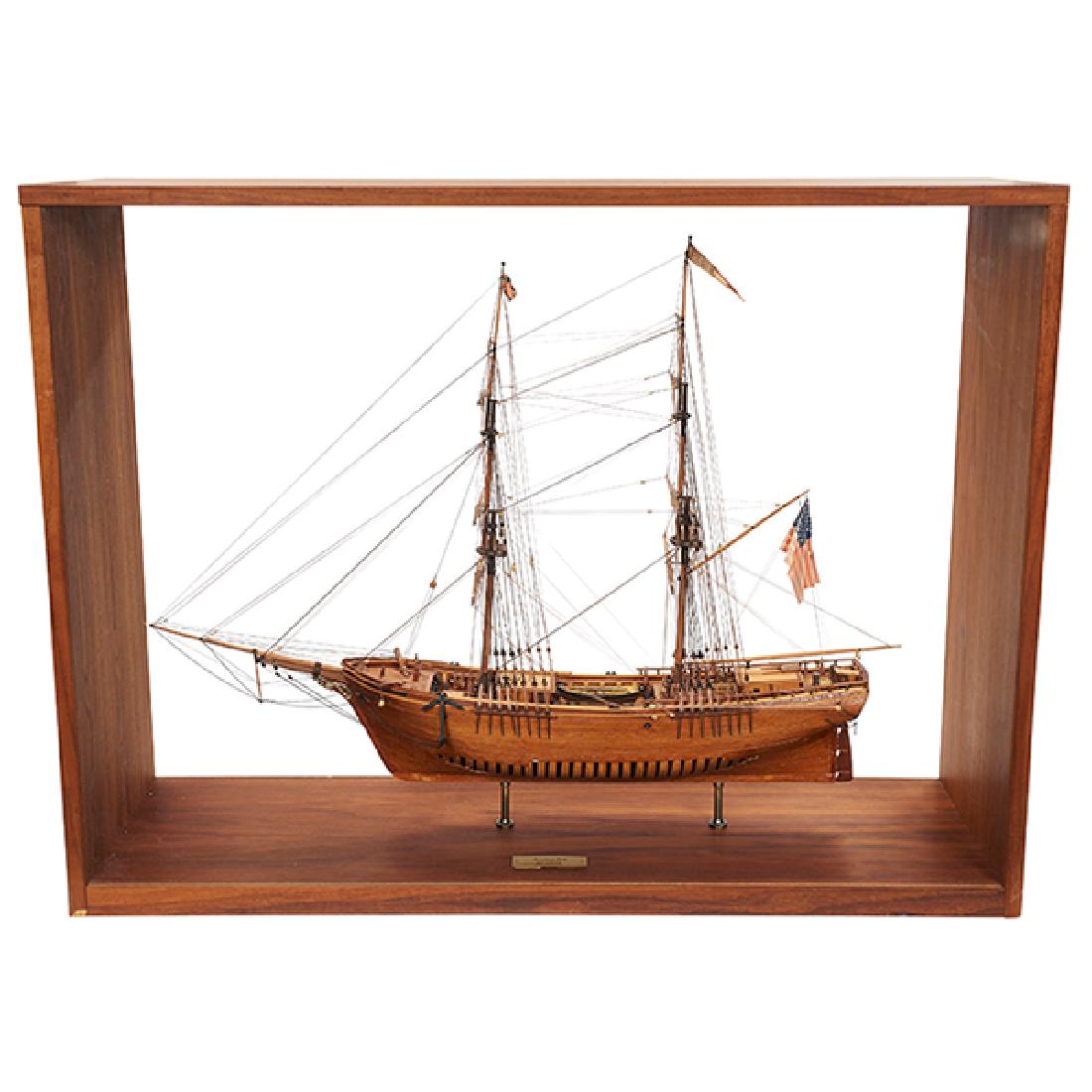 Vintage Nautical, Hull Model of a sailing ship Pilgrim, (1 of 1)