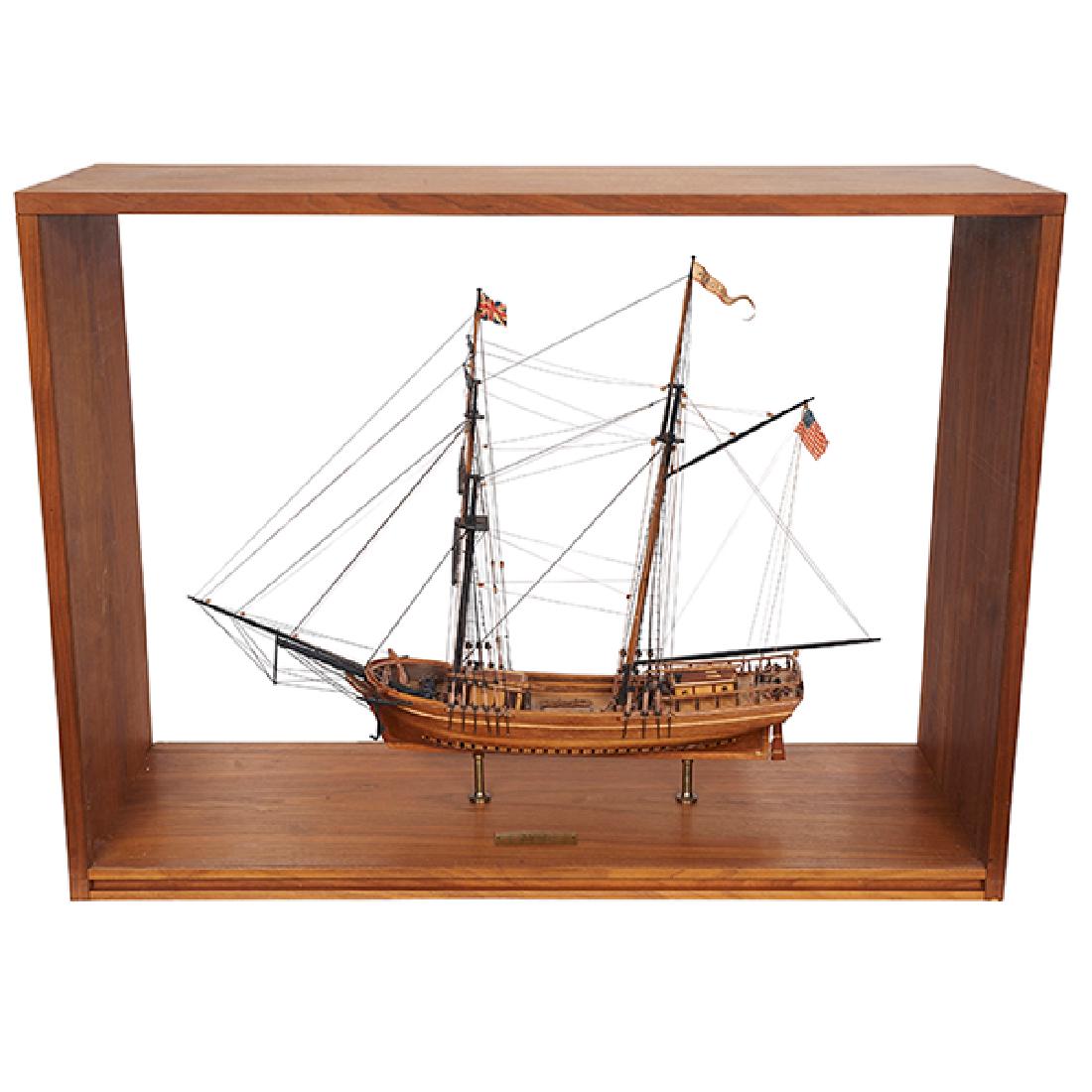 Vintage Nautical, Hull Model of a sailing ship The (1 of 1)