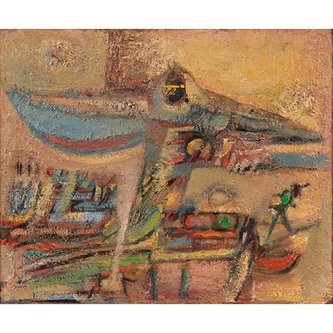 Ben Wilson, (American, 1913-2001), Ascension, oil on (1 of 2)