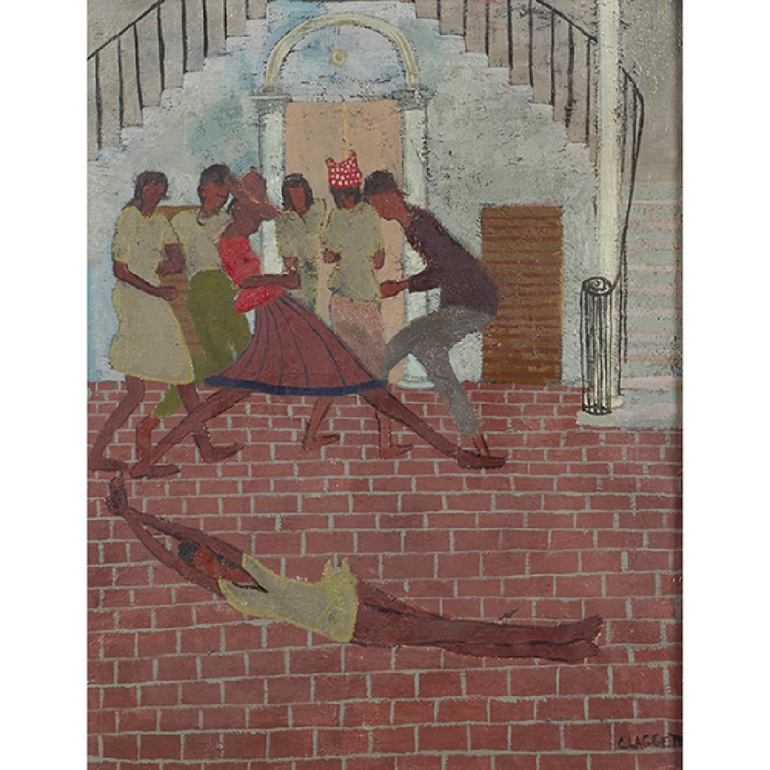 Claggett Wilson, (American, 1887-1952), Dance, oil on (1 of 2)