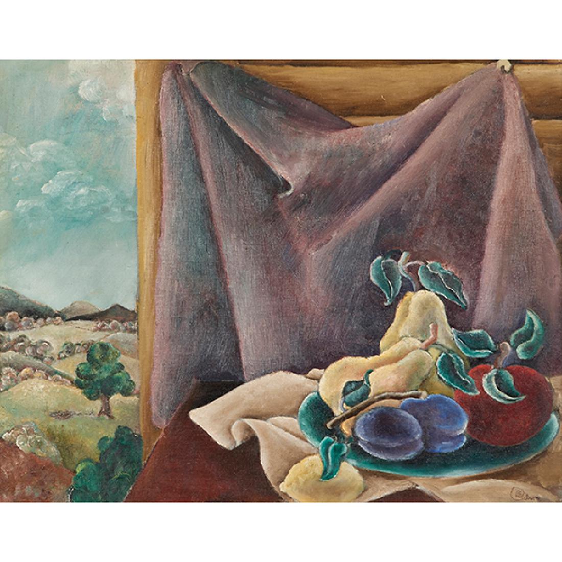 Reginald Wilson, (American, 1909-1993), Still Life, oil (1 of 2)