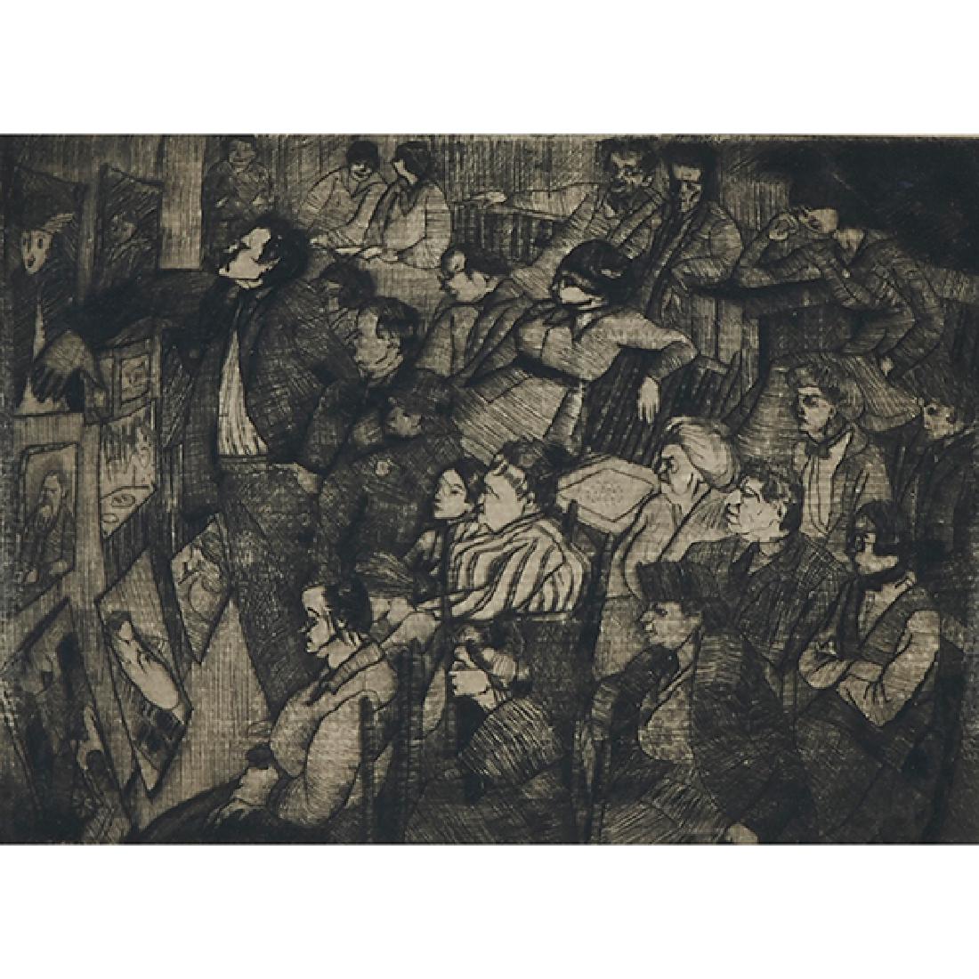 Peggy Bacon, (American, 1895-1987), John Sloan's (1 of 2)