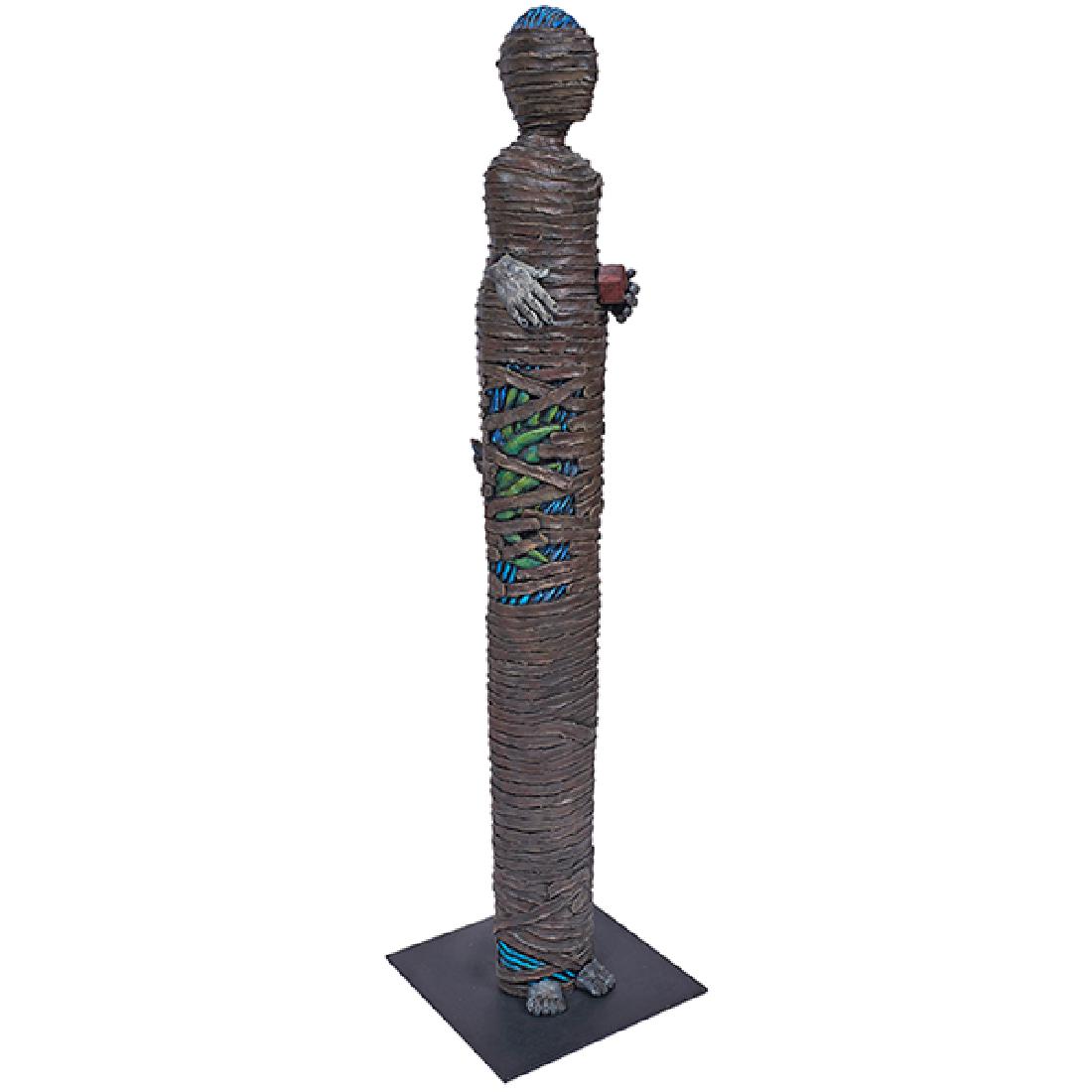 Christine Federighi, (American, 1949-2006), Untitled,: Christine Federighi, (American, 1949-2006), Untitled, ceramic with oil, 46"h x 6" x 5" Provenance: Provenance: The Estate of Candice B. Groot, Evanston, Illinois