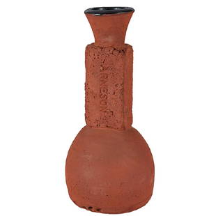 Robert Arneson, (American, 1930-1992), Vase with Brick,: Robert Arneson, (American, 1930-1992), Vase with Brick, ceramic, 20.5"h x 8.5"w x 8.5"d Provenance: Provenance: Butterfield & Butterfield, San Francisco, California, October 24, 1997, Lot 5345 The Est