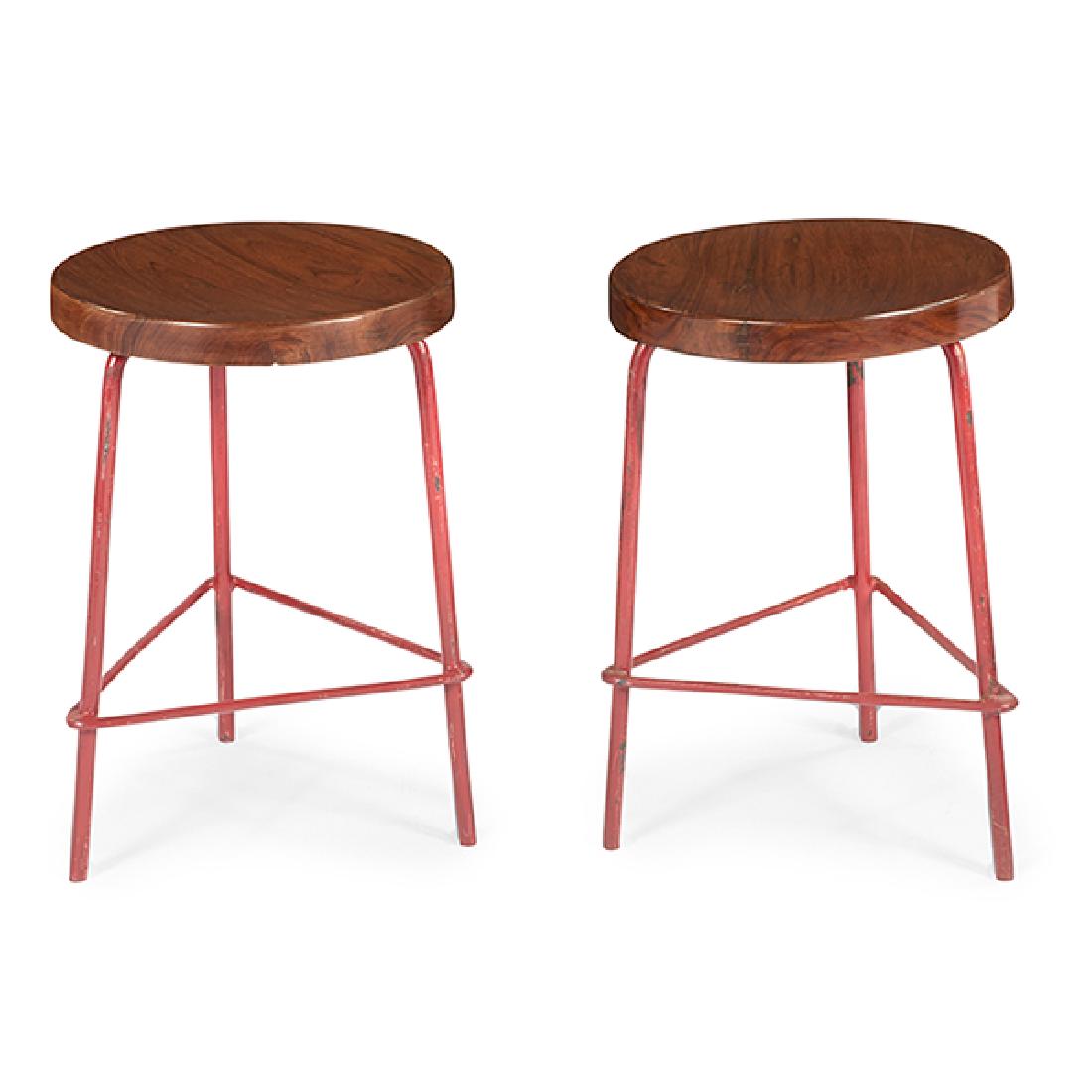 Pierre Jeanneret (1896-1967), Round Stool, pair, model (1 of 1)