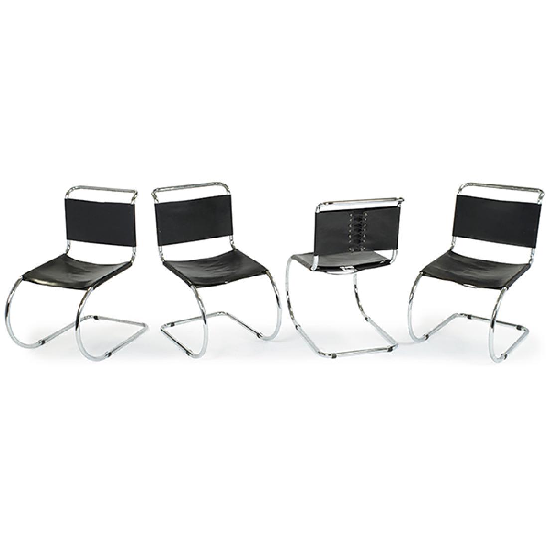 Ludwig Mies van der Rohe (1886-1969) 4 MR chairs Knoll (1 of 1)