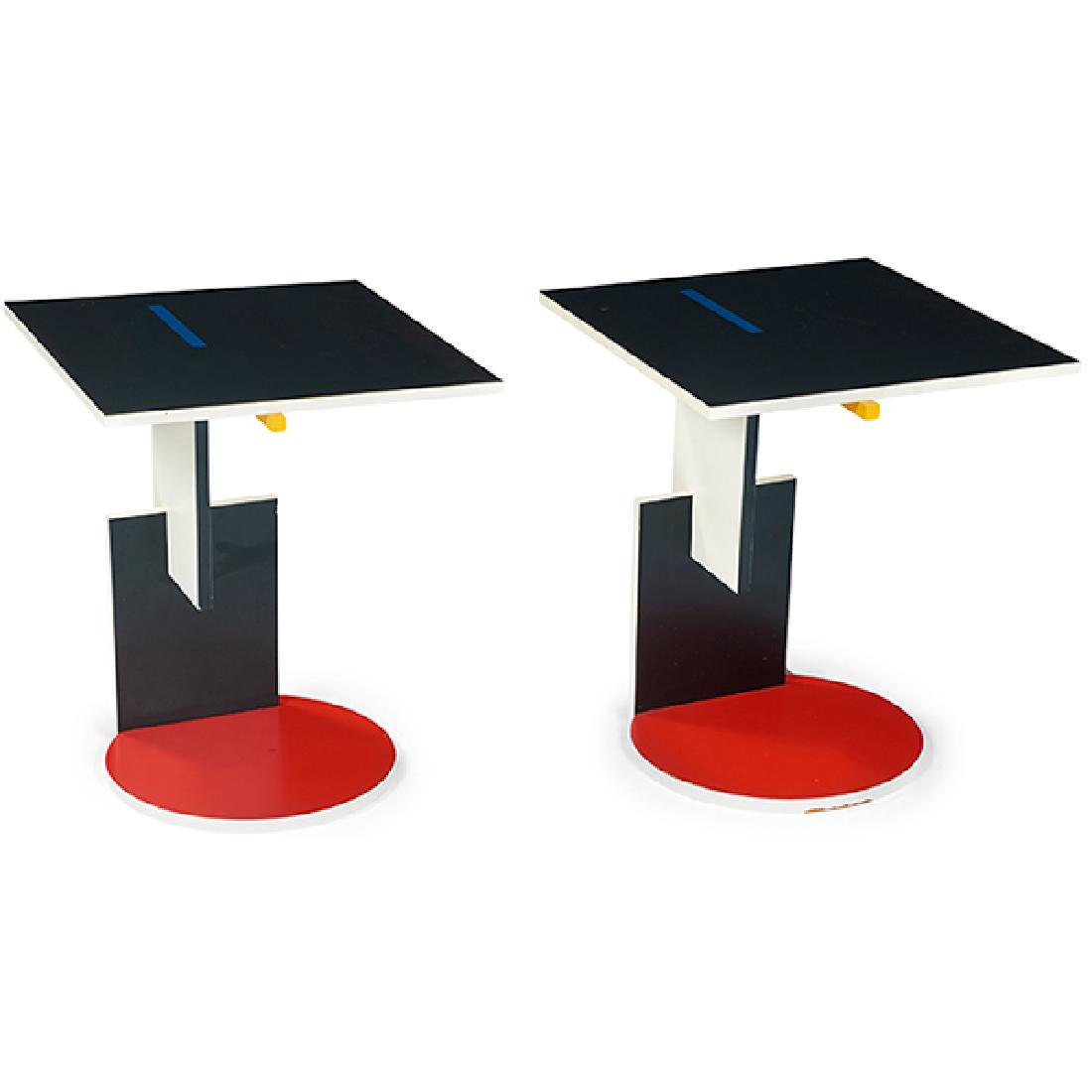 Gerrit Rietveld (1888-1964), Schroeder table, pair, (1 of 1)
