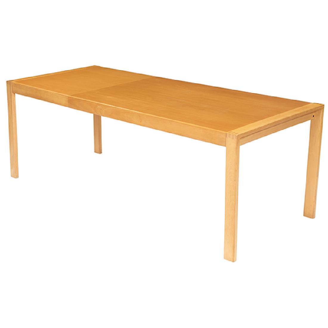 Gudme Mobelfabrik, dining table, Denmark, 1970s, beech, (1 of 2)