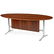 Mid-century Modern, desk, USA, 1960s, rosewood, steel,